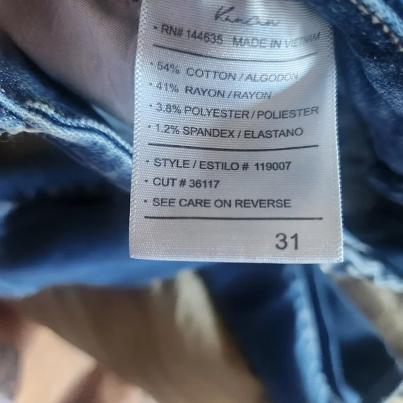 KanCan Women's Skinny Jeans - Blue - Picture 4 of 4